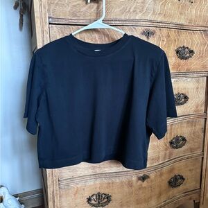 Wilfred Free Artitzia Black Crop Top